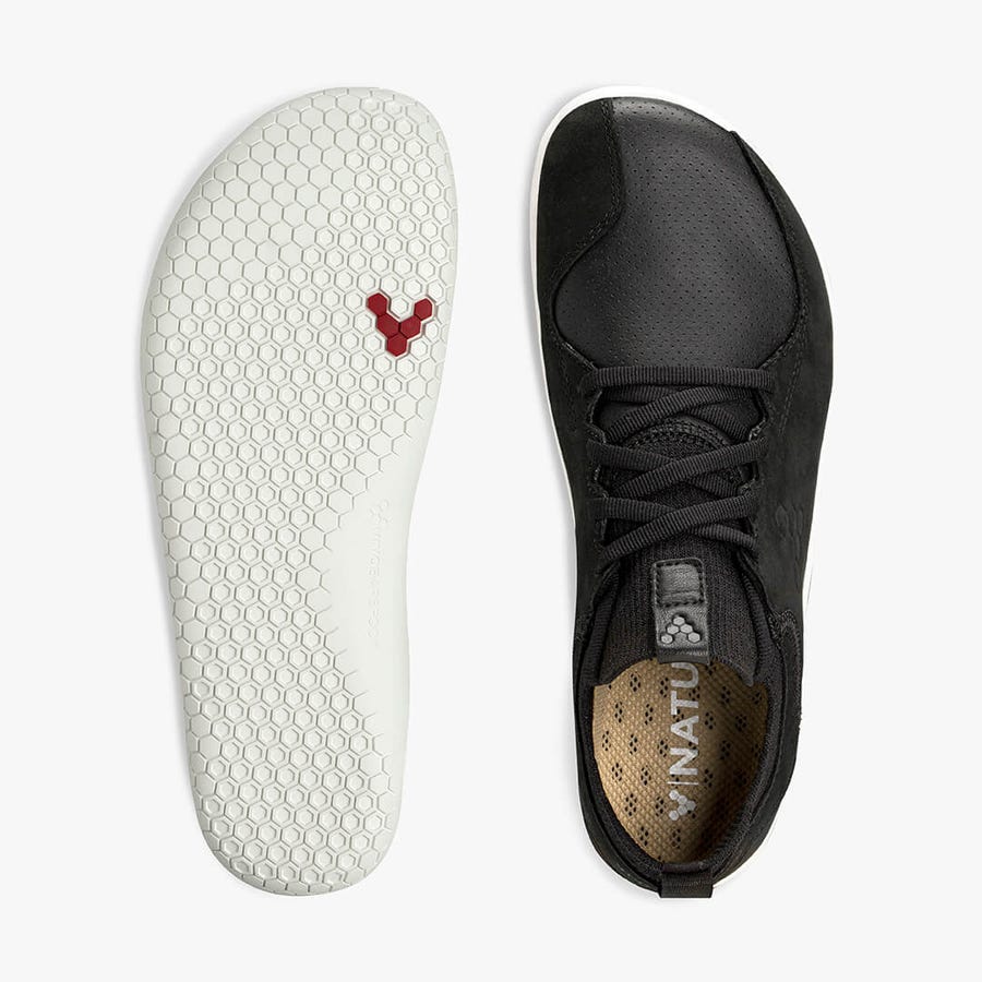 Vivobarefoot Primus Knit Lux Trailschoenen Dames Zwart | Nederland 0155NWYB